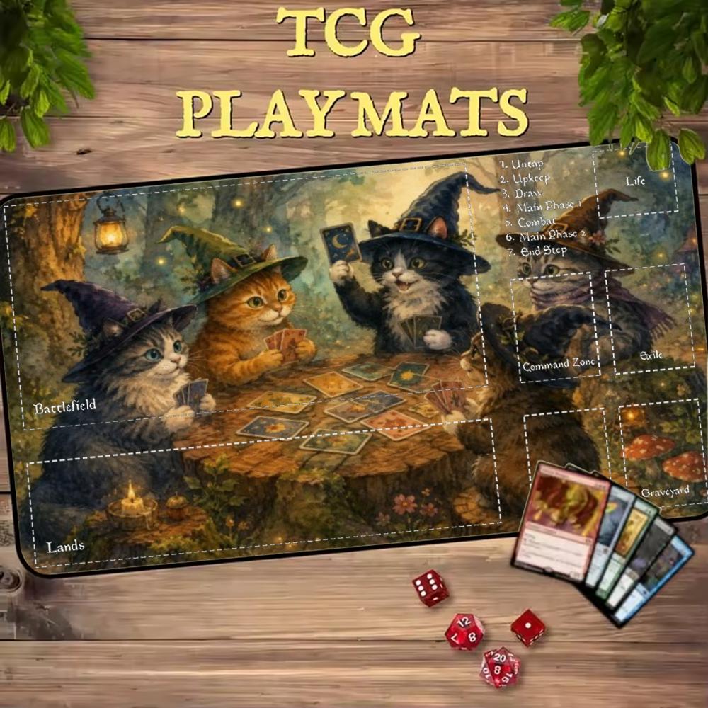 Karty do gry Witch Cats Magic  – Door Mat Blank recenzja i cena