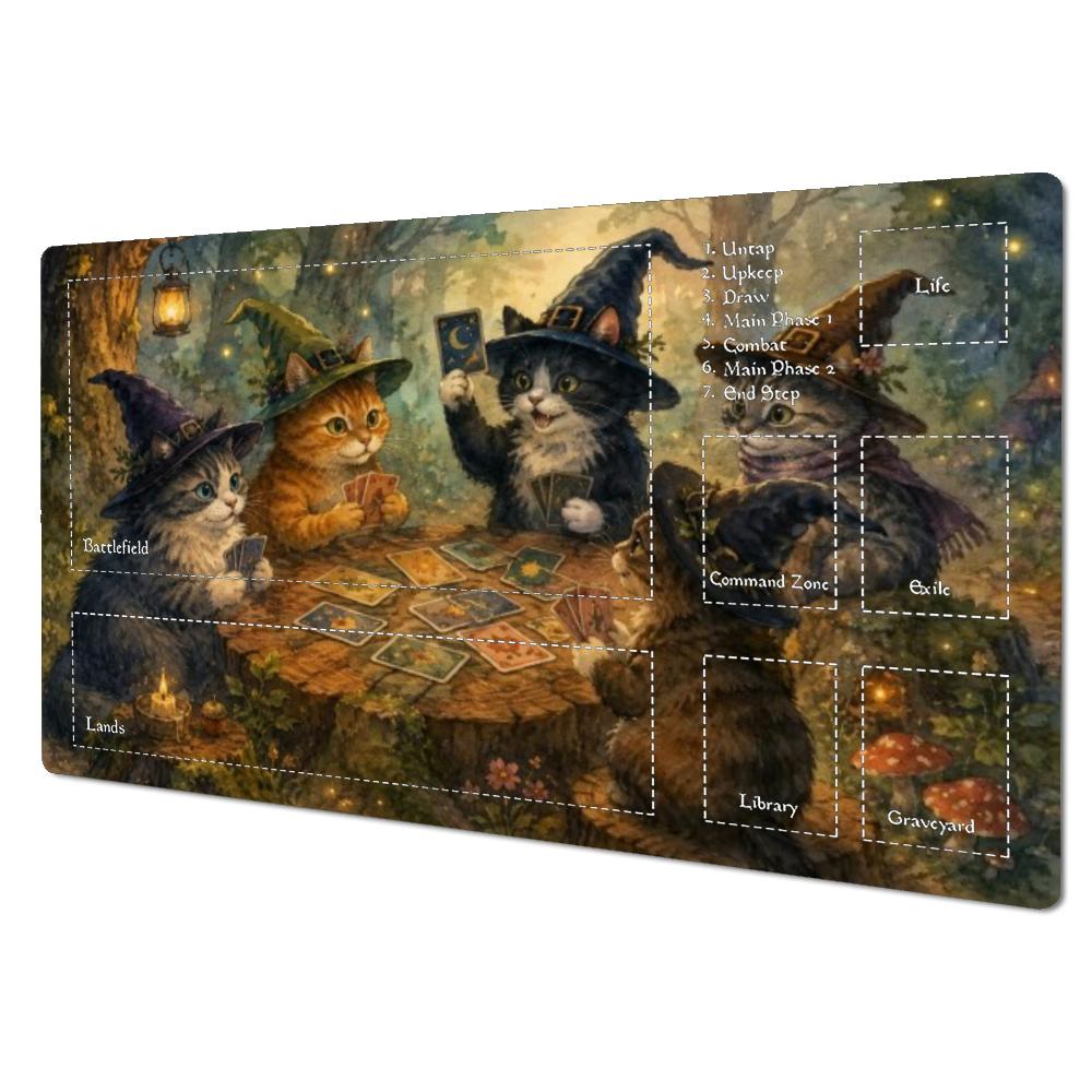 Karty do gry Witch Cats Magic  – Door Mat Blank recenzja i cena