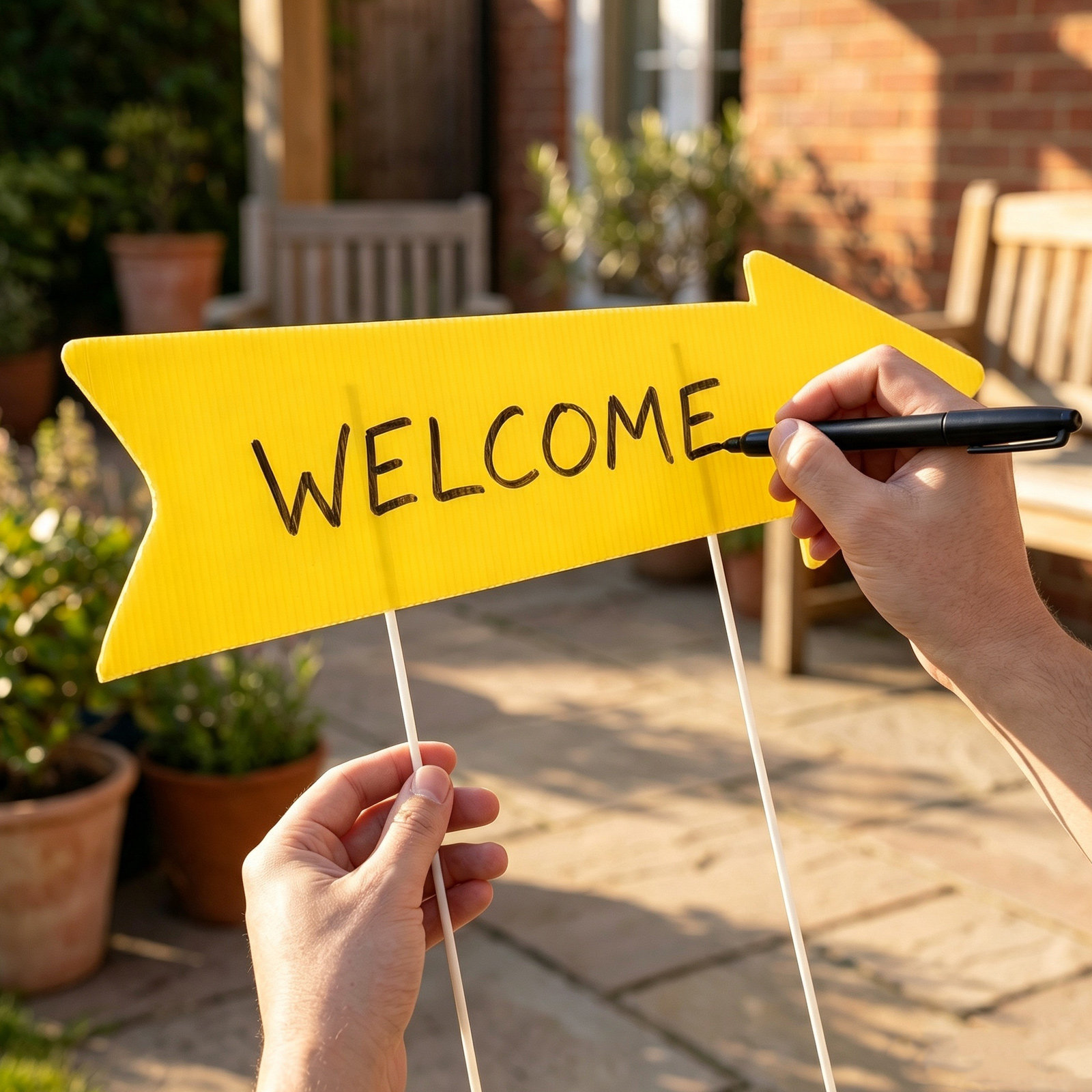 10 sztuk pustych znaczków w ks – Yard Sign Blank recenzja i cena
