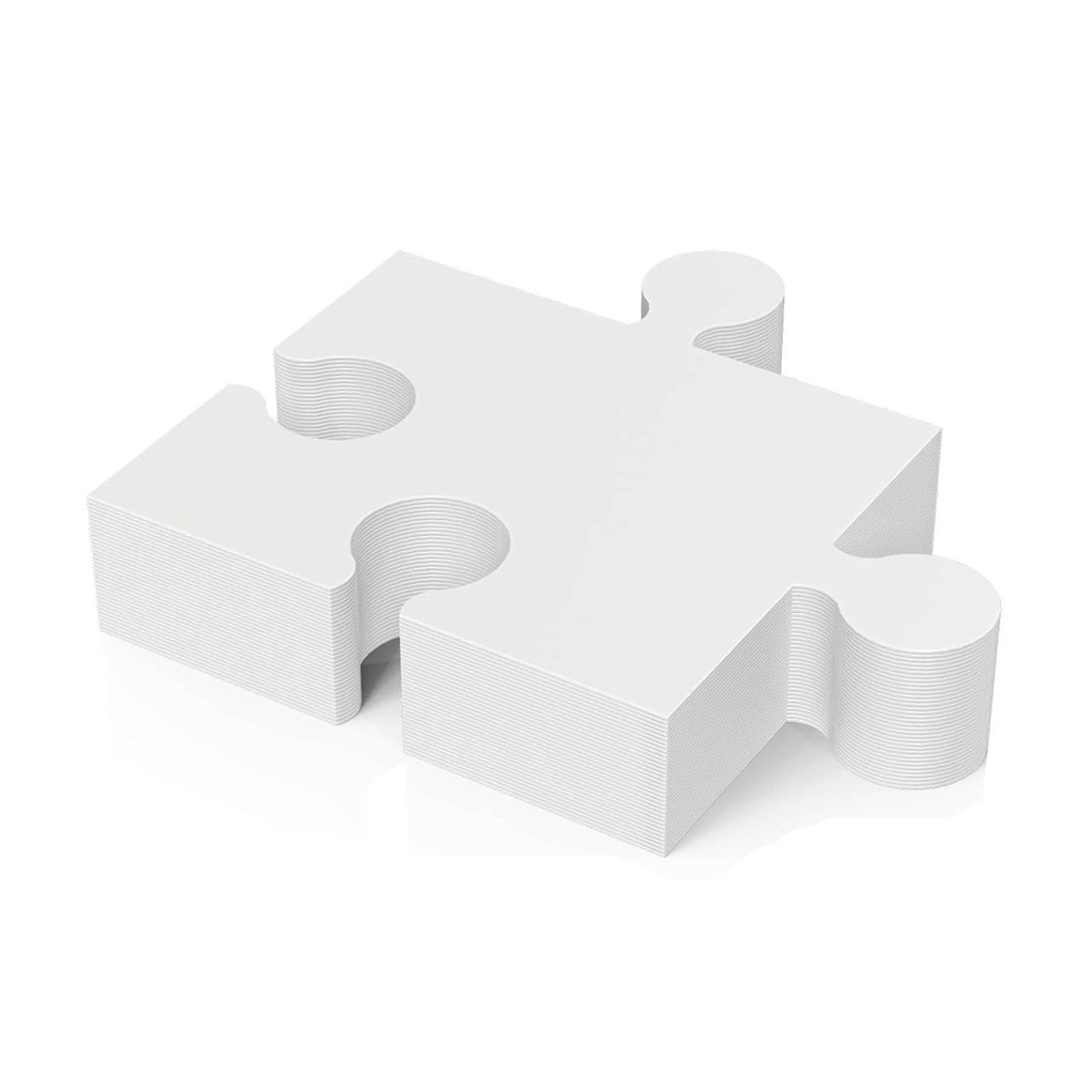 30 szt. Elementów Puzzle do Ma – Puzzle Blank White recenzja i cena